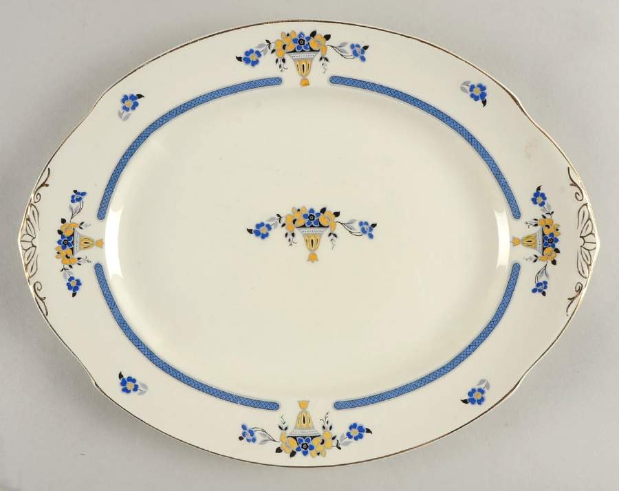 Winthrop 12" Oval Serving Platter by Grindley-1