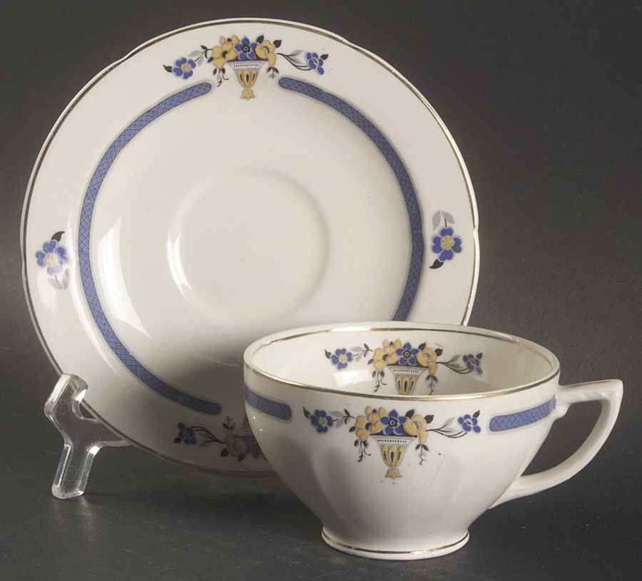 Winthrop Flat Cup & Saucer Set by Grindley-1