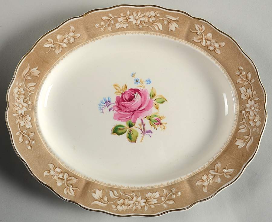 Woodstock 11" Oval Serving Platter by Grindley-1