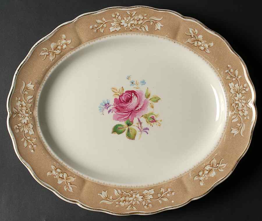 Woodstock 16" Oval Serving Platter by Grindley-1
