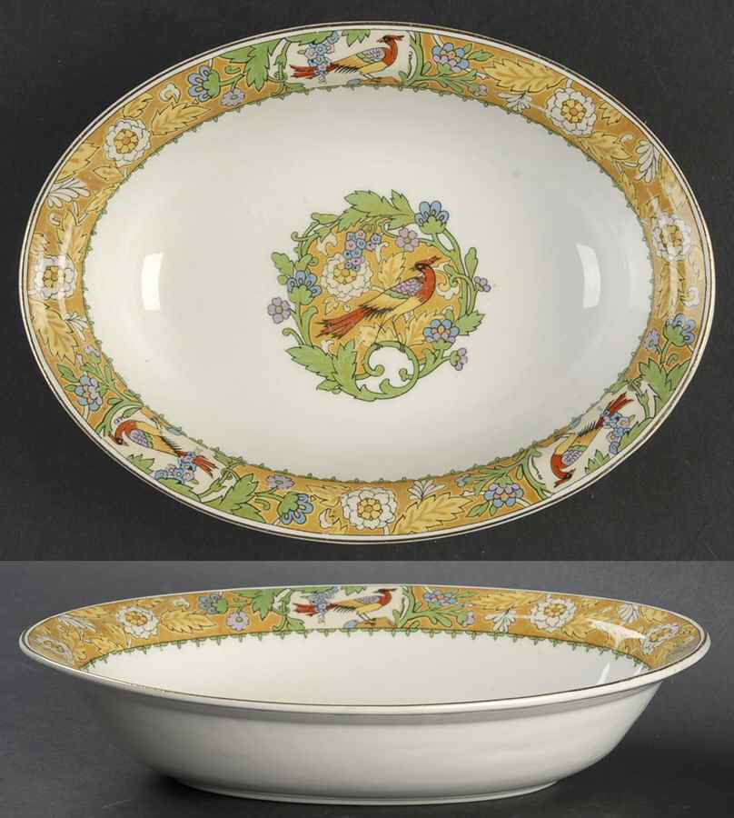 Wrenbury 8" Oval Vegetable Bowl by Grindley-1