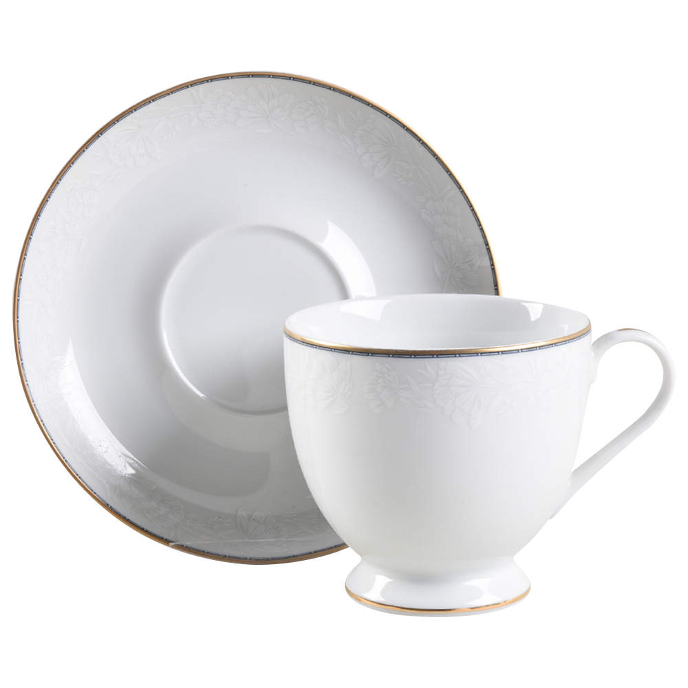 Adria Gold Footed Cup & Saucer Set by Gorham-1