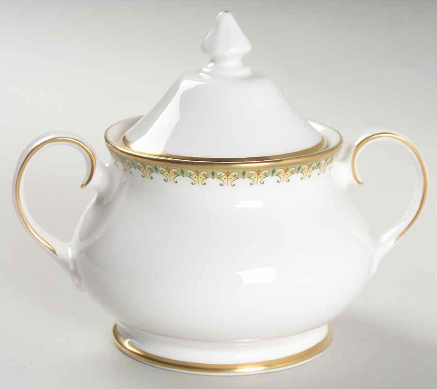 Amoresque Sugar Bowl & Lid by Gorham-1