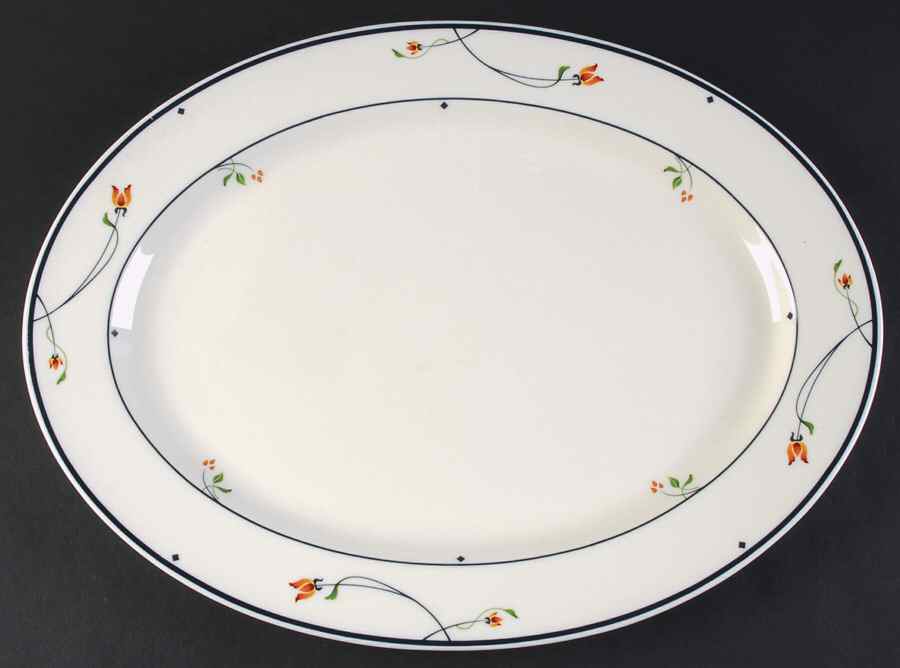 Ariana 16" Oval Serving Platter by Gorham-1
