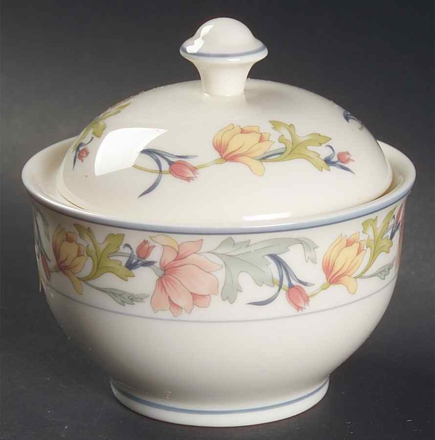 Ashley Sugar Bowl & Lid by Gorham-1