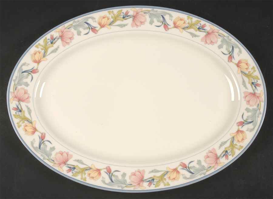 Ashley 14" Oval Serving Platter by Gorham-1