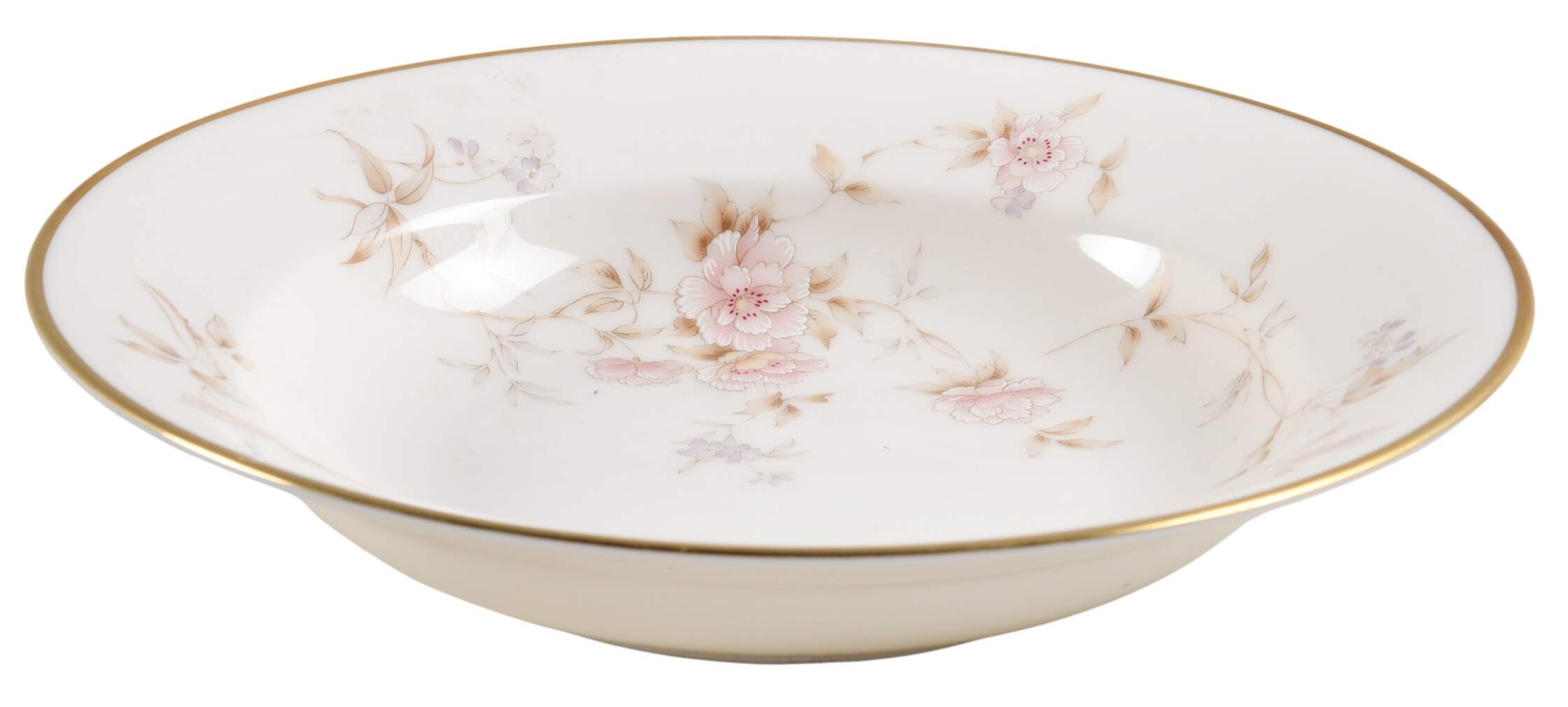 Ashen Rose Rim Soup Bowl by Gorham-1