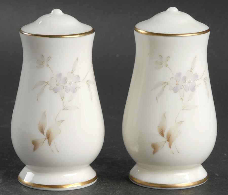 Ashen Rose Salt & Pepper Set by Gorham-1