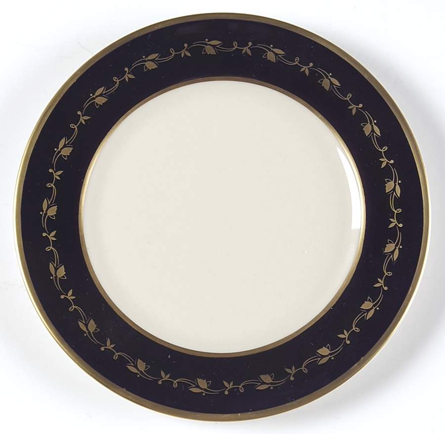 Baronial Cobalt Blue Bread & Butter Plate by Gorham-1