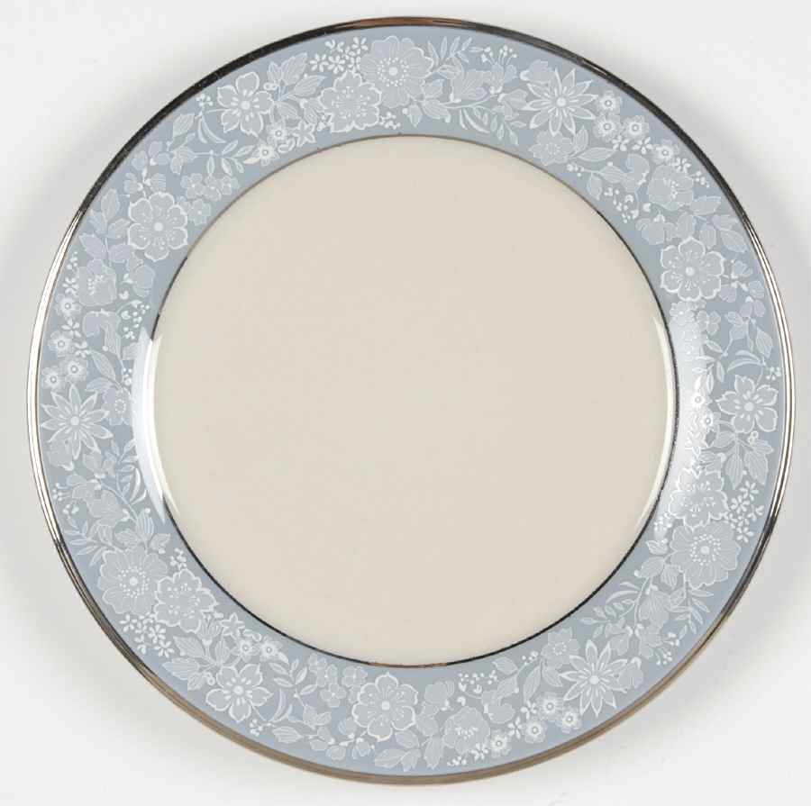 Blue Bouquet Bread & Butter Plate by Gorham-1