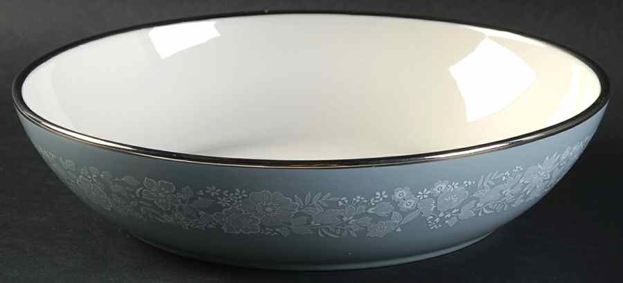 Blue Bouquet 8" Round Vegetable Bowl by Gorham-1