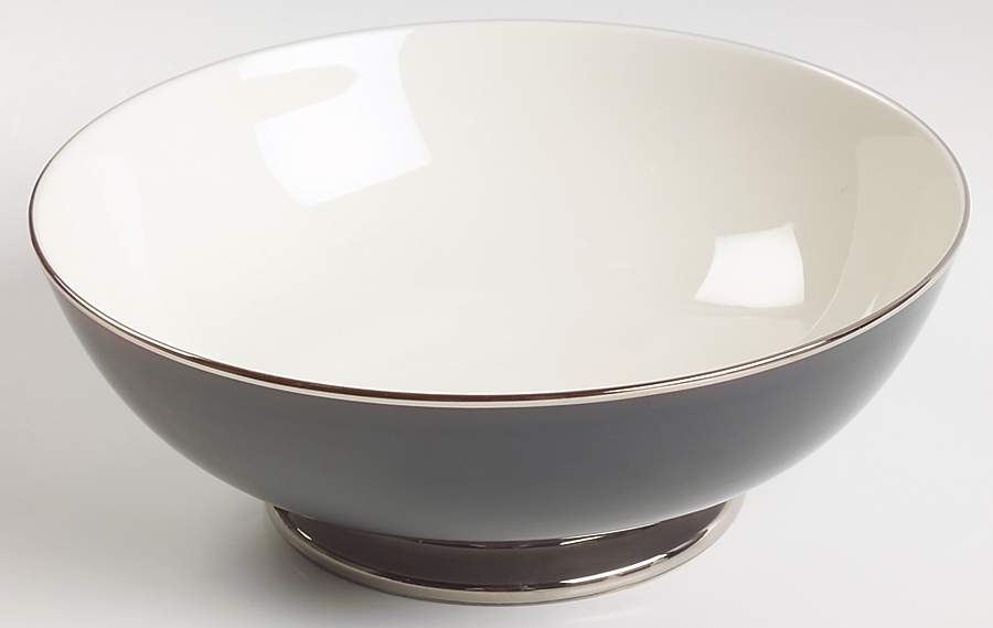 Black Contessa 8" Round Vegetable Bowl by Gorham-1