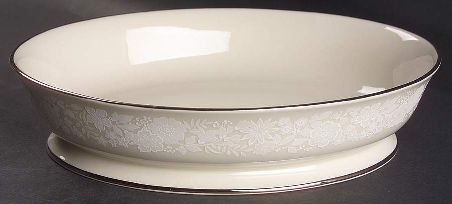 Bridal Bouquet 9" Oval Vegetable Bowl by Gorham-1