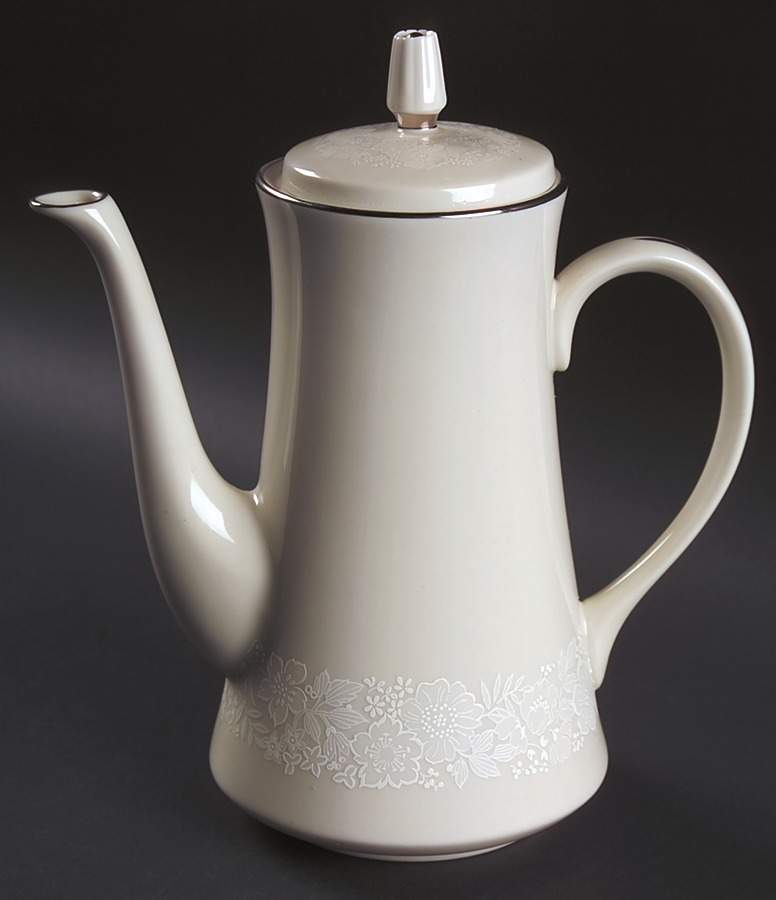 Bridal Bouquet Coffee Pot & Lid by Gorham-1