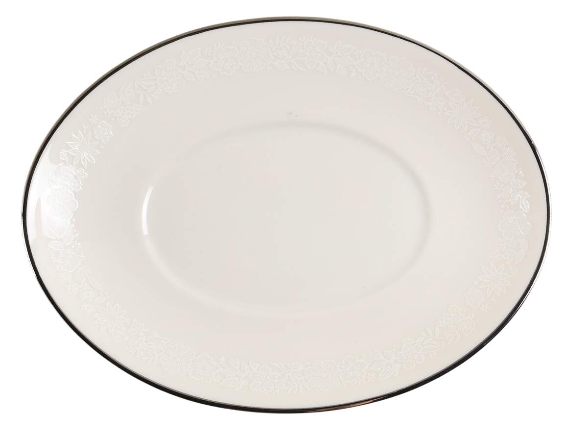 Bridal Bouquet Underplate for Gravy Boat by Gorham-1