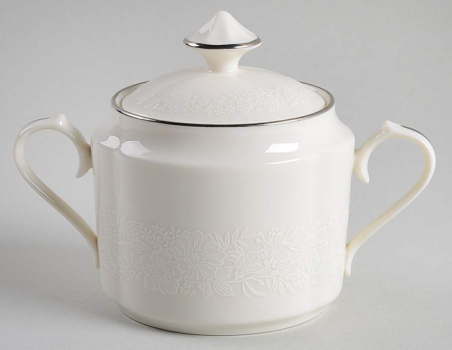 Bridal Bouquet Sugar Bowl & Lid by Gorham-1