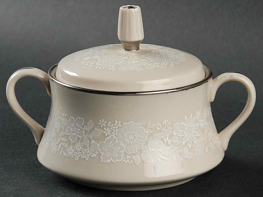Bridal Bouquet Lid for Sugar Bowl by Gorham-1