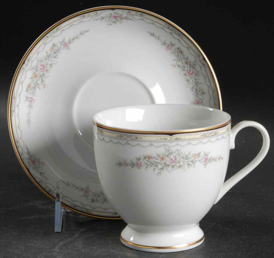 Buttercup (New, 1994) Footed Cup & Saucer Set by Gorham-1