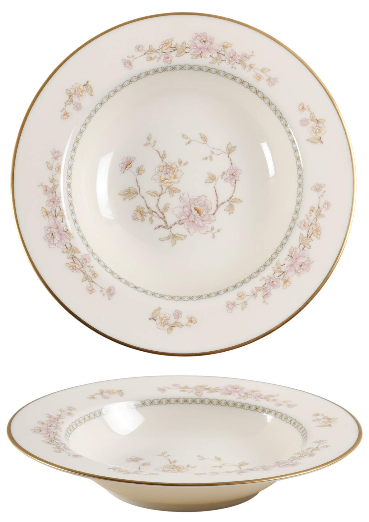 Camellia Rim Soup Bowl by Gorham-1
