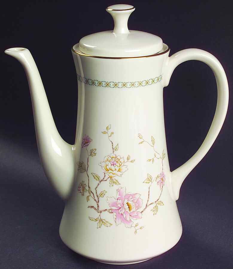 Camellia Coffee Pot & Lid by Gorham-1