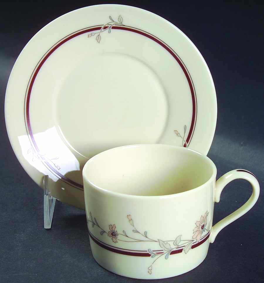 Chatham Flat Cup & Saucer Set by Gorham-1
