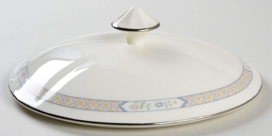 Cherrywood Lid for Oval Vegetable by Gorham-1