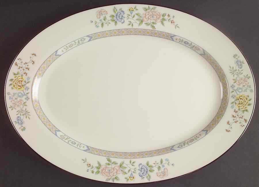 Cherrywood 14" Oval Serving Platter by Gorham-1