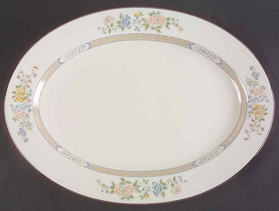 Cherrywood 16" Oval Serving Platter by Gorham-1