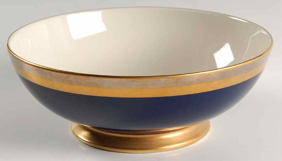 Cobalt Contessa 8" Round Vegetable Bowl by Gorham-1