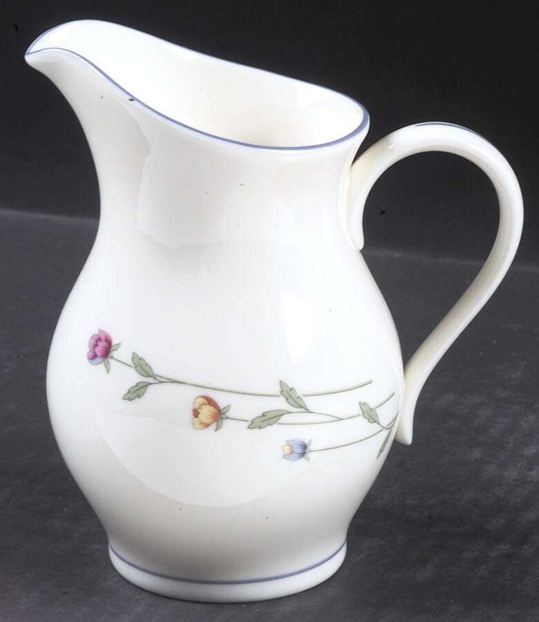 Country Flowers Cream Creamer by Gorham-1