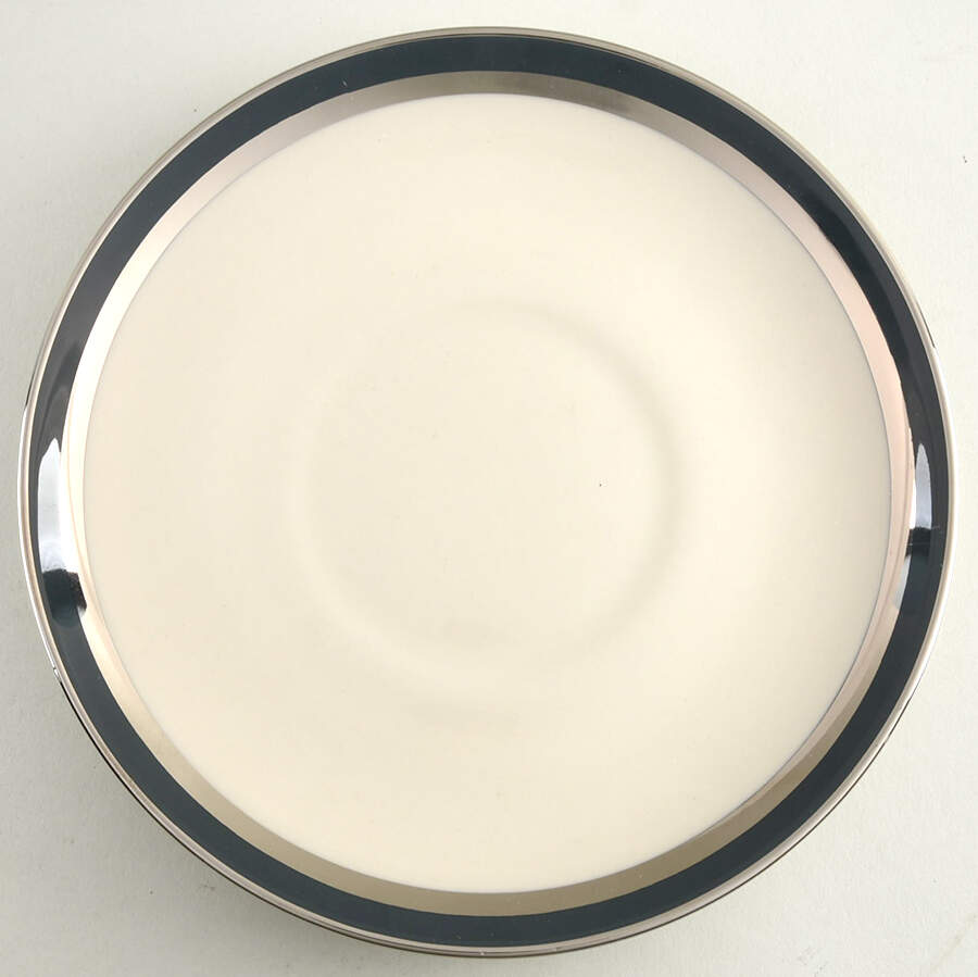 Contessa Black Saucer for Footed Cream Soup Bowl by Gorham-1