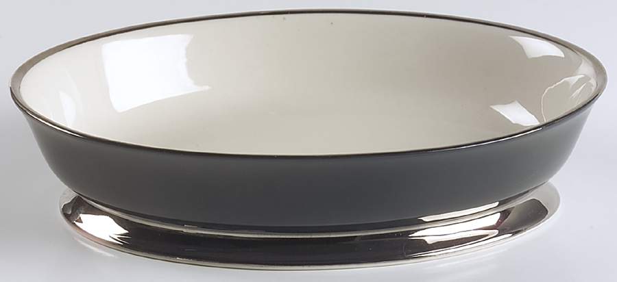 Contessa Black 9" Oval Vegetable Bowl by Gorham-1