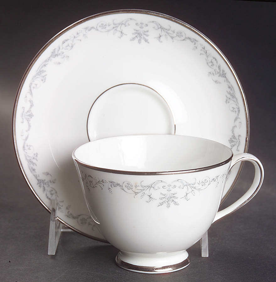 Della Regina Footed Cup & Saucer Set by Gorham-1