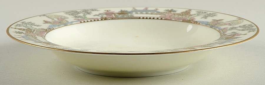 East Wind (Gold) Rim Soup Bowl by Gorham-1