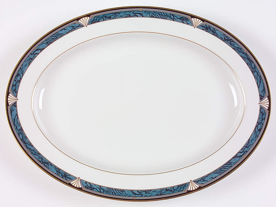 Edgemont Gold 14" Oval Serving Platter by Gorham-1