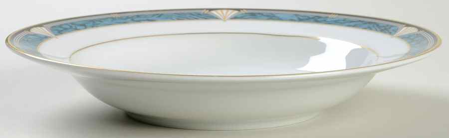 Edgemont Gold Rim Soup Bowl by Gorham-1