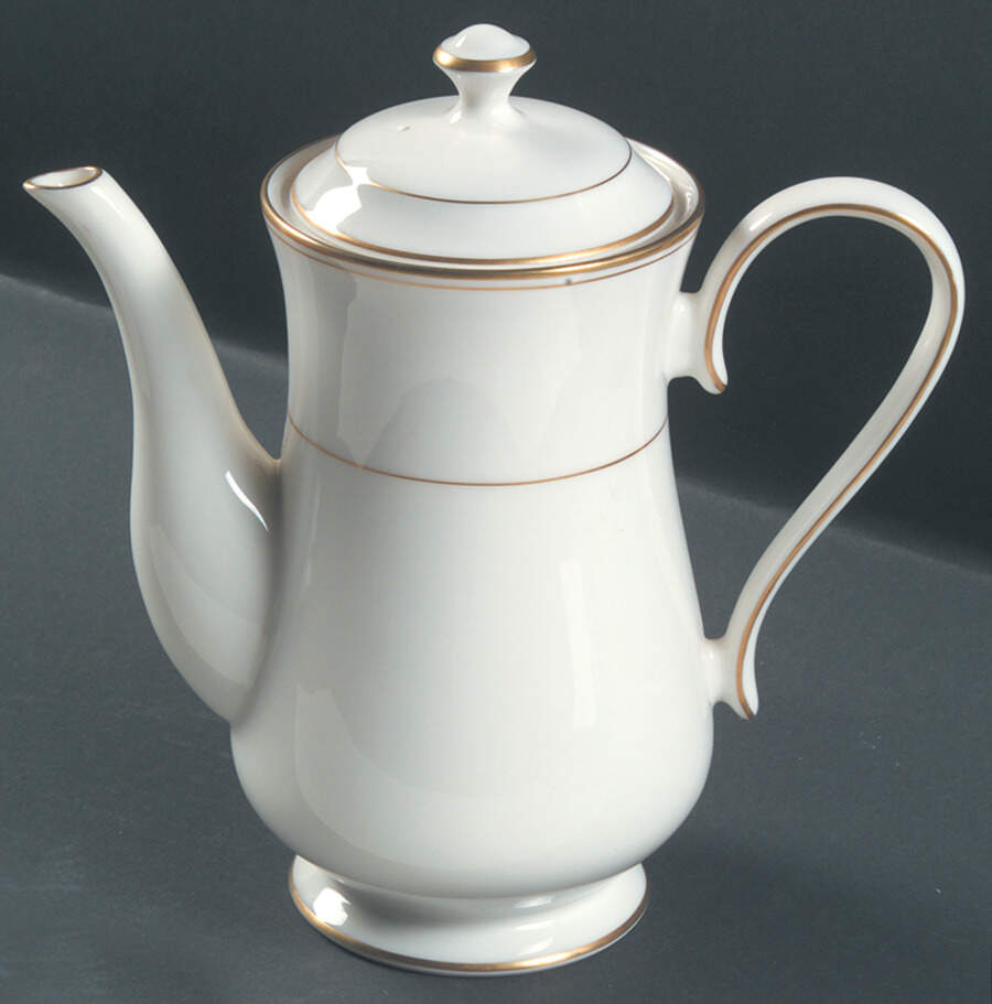 Elegance Gold Coffee Pot & Lid by Gorham-1