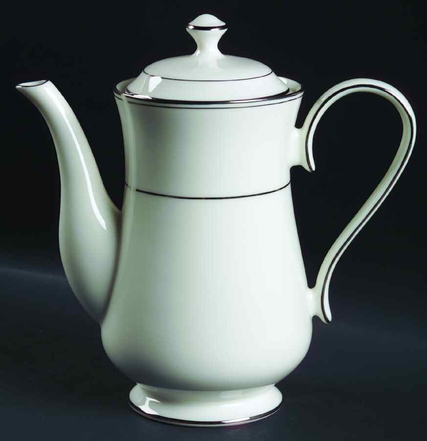 Elegance Platinum Coffee Pot & Lid by Gorham-1