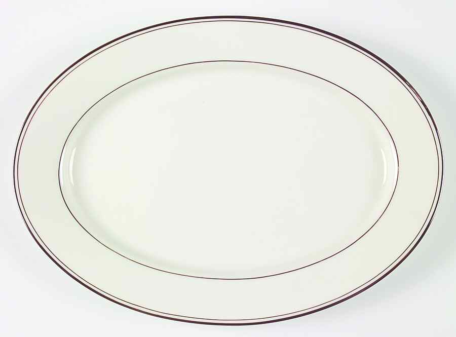 Elegance Platinum 14" Oval Serving Platter by Gorham-1