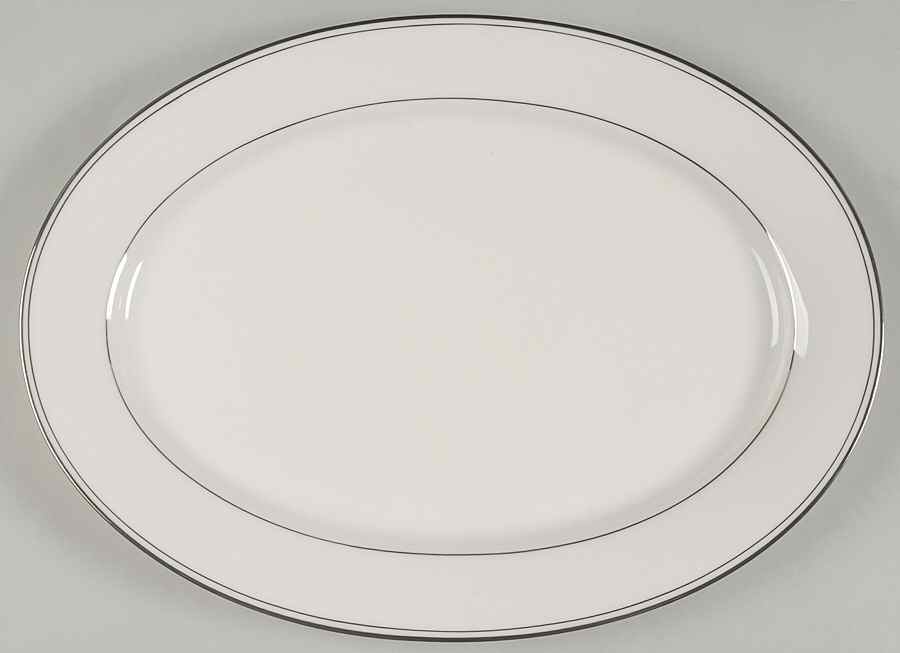 Elegance Platinum 16" Oval Serving Platter by Gorham-1