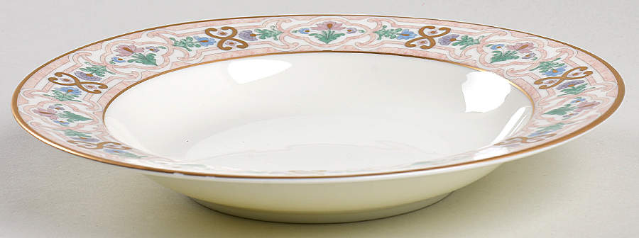 Empress Multicolor Rim Soup Bowl by Gorham-1