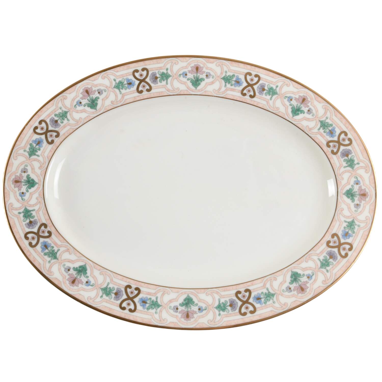Empress Multicolor 14" Oval Serving Platter by Gorham-1