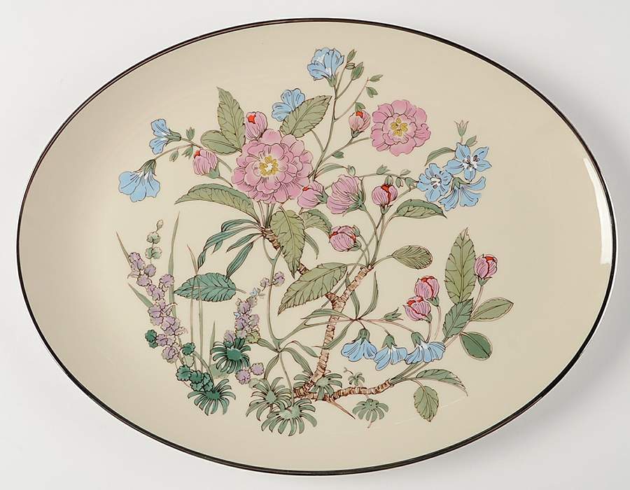 Fairmeadows 13" Oval Serving Platter by Gorham-1