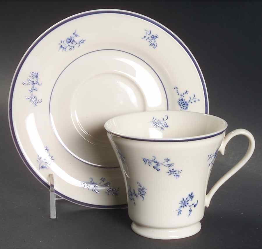 Fairfield Footed Cup & Saucer Set by Gorham-1