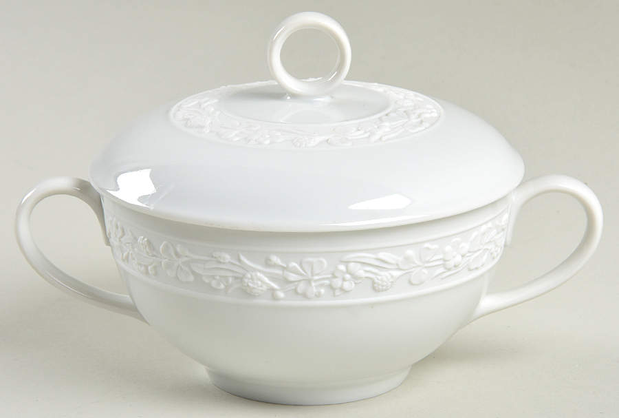 Fidelia Sugar Bowl & Lid by Gorham-1