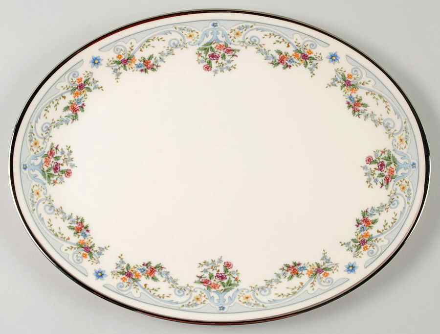 Fleur De France 13" Oval Serving Platter by Gorham-1