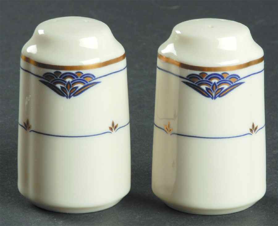 Florentine Lapis Salt & Pepper Set by Gorham-1