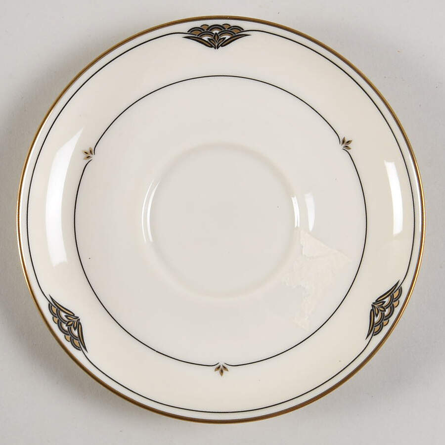 Florentine Onyx Saucer for Cream Soup Bowl by Gorham-1
