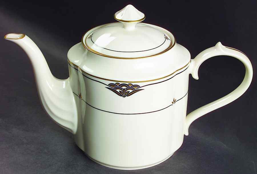 Florentine Onyx Teapot & Lid by Gorham-1