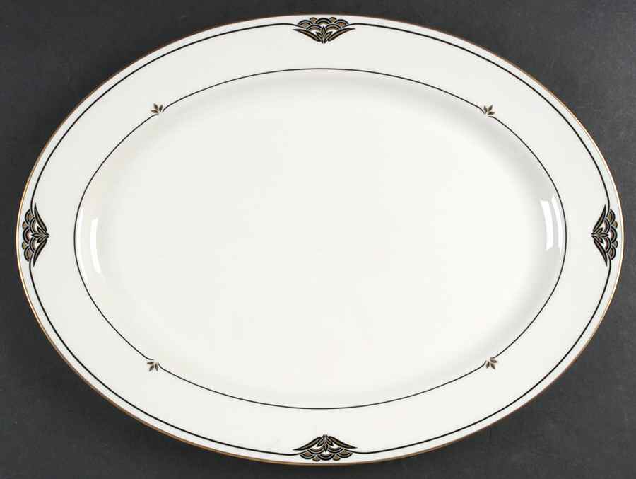 Florentine Onyx 16" Oval Serving Platter by Gorham-1